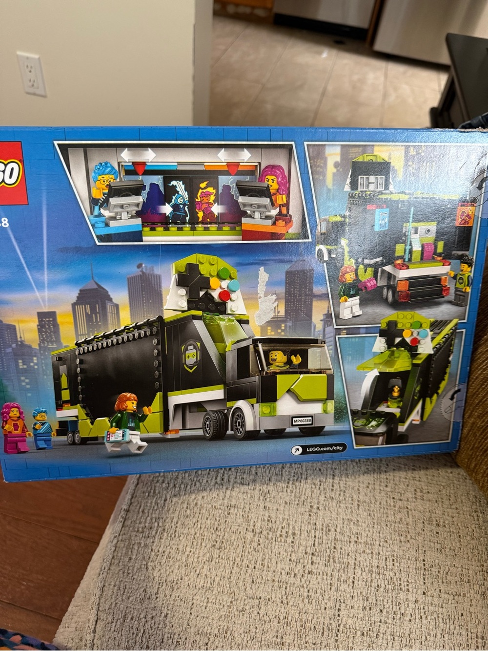 LEGO Black & Lime Green Touring Show Truck Playset